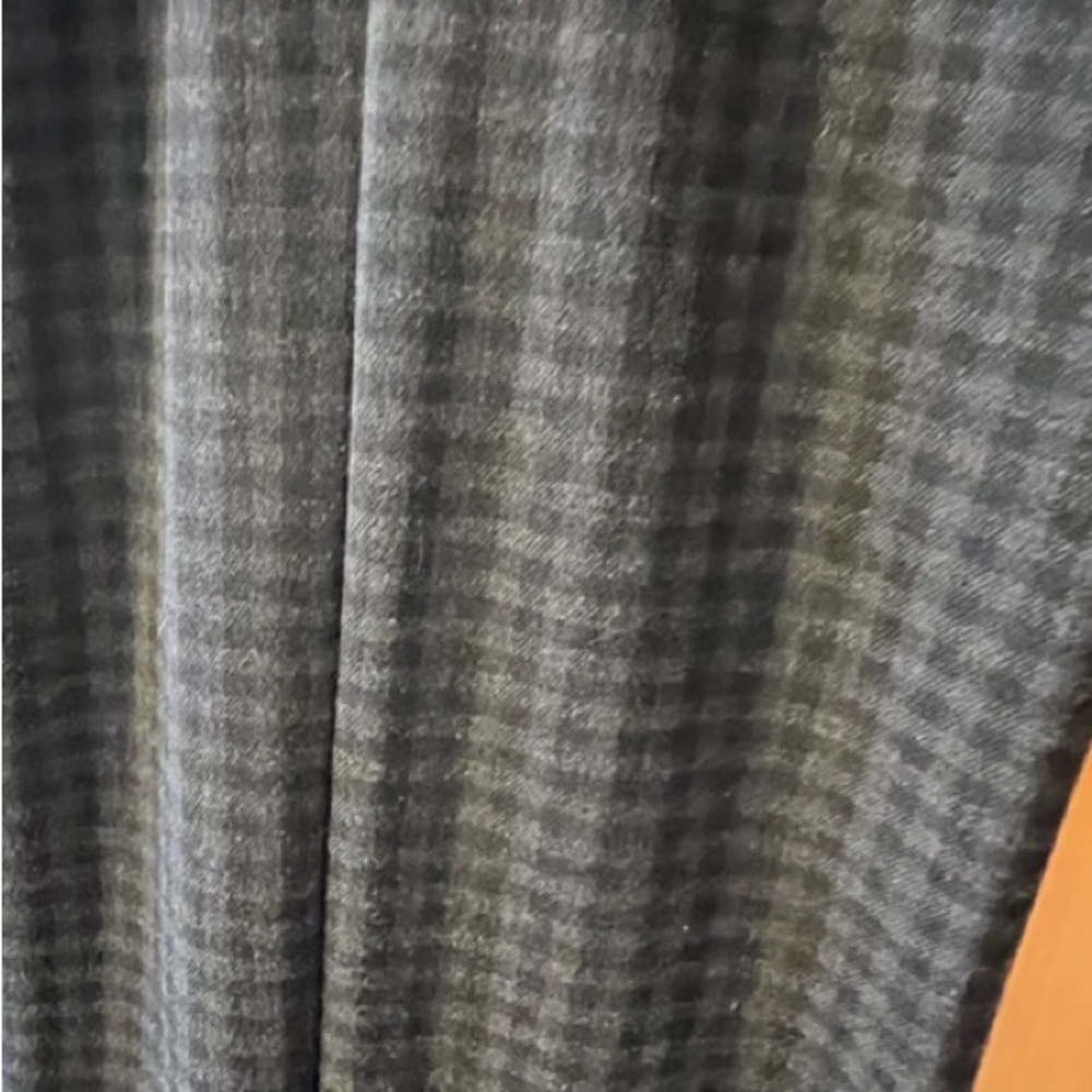 Grey and Black checkered dress pant